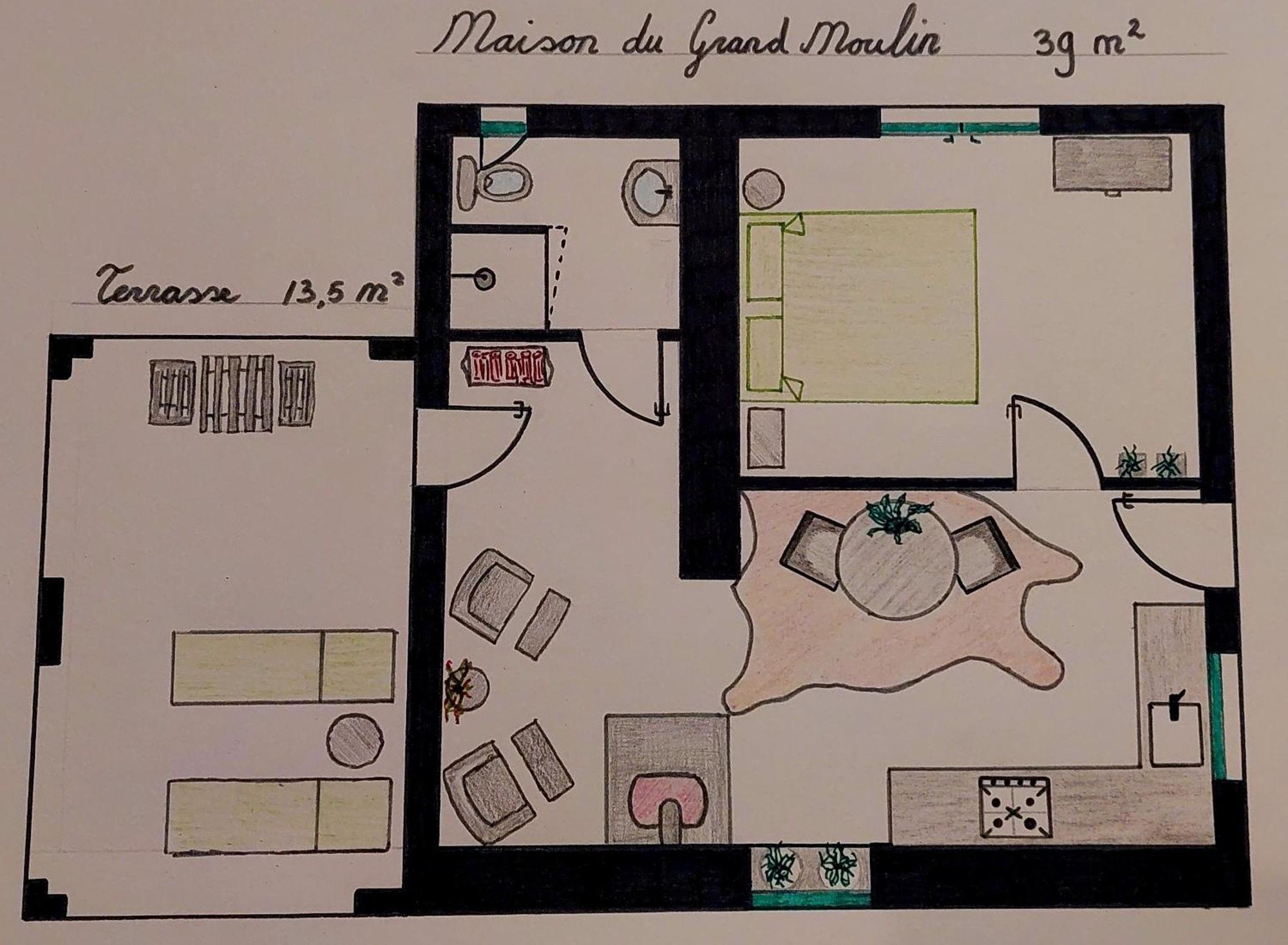 Maison Du Grand Moulin Saint-Aubin-en-Charollais Kültér fotó